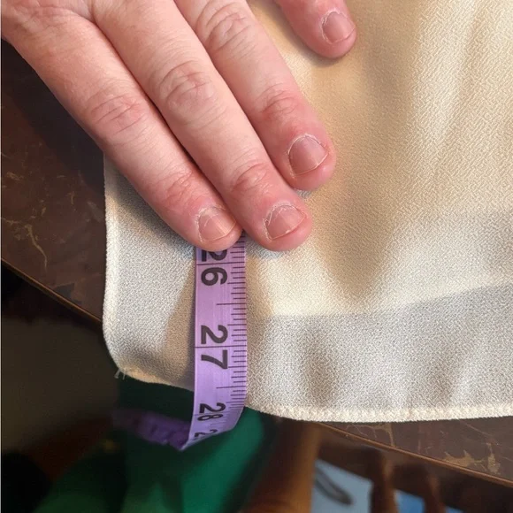 Vintage Elegant Cream Women's Pants - Picture 8 of 8